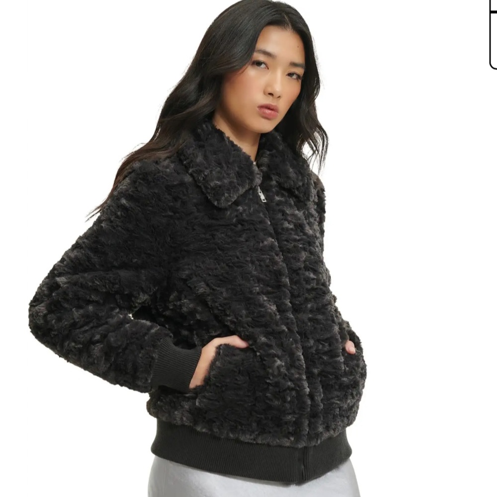 UGG Viviana Bomber Jacket Faux Fur